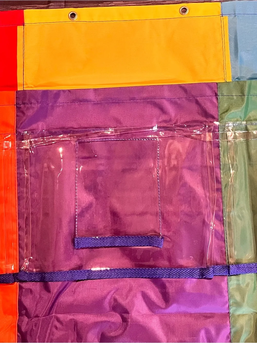 Multicolor-Pocket Hanging Organizer for Classrooms
